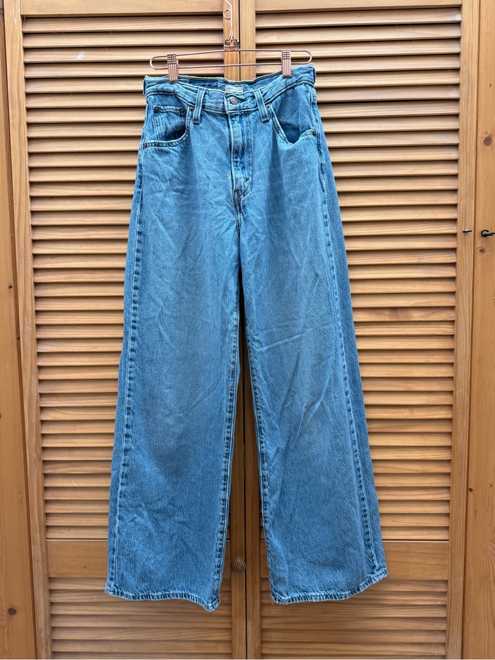 Levi's High-Rise Wide Leg cinch baggy Jeans size 26
